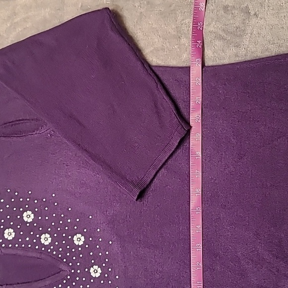 0485. EUC ~ 1X ~ Cathy Daniels ~ Lucious Amethyst 💜 w/a Little Sparkle ~ ✨️ - Picture 7 of 9